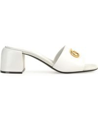 Sergio Rossi - 55Mm Surge Leather Mules - Lyst