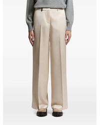 Peserico - Satin-Finish Wide-Leg Trousers - Lyst