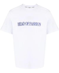 Sunnei - Logo-Patch Cotton T-Shirt - Lyst