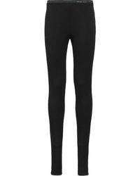 Prada Jersey Knit Trousers - Black