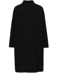Lemaire - Abrigo a cuadros - Lyst
