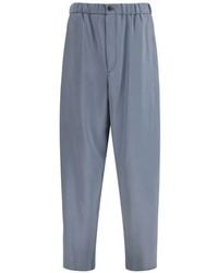 Giorgio Armani - Wide-Leg Elasticated Tailored Trousers - Lyst