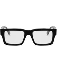 Fendi - Brille Mit Eckigem Gestell - Lyst