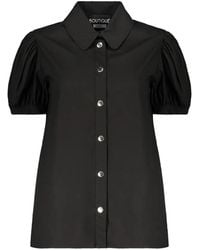 Moschino - Puff-Sleeve Short-Sleeve Shirt - Lyst