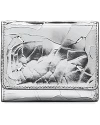 Maison Margiela - Textured Trifold Wallet - Lyst
