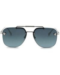 Versace - Zonnebril Met Medusa Logo - Lyst