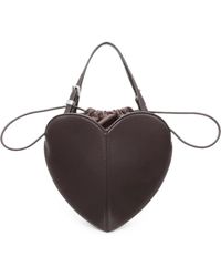 ROTATE BIRGER CHRISTENSEN - The Leather Heart Bag Dark Brow - Lyst