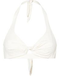 Mc2 Saint Barth - Top de bikini Tristan con cuello halter - Lyst