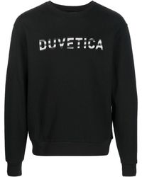 Duvetica - Sweatshirt mit Logo-Print - Lyst