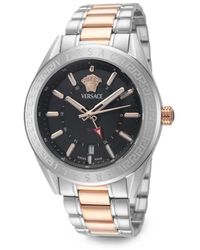 Versace - V-Code Greca Armbanduhr 42Mm - Lyst