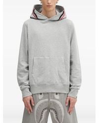 A Bathing Ape - Sudadera con capucha y motivo de tiburón - Lyst