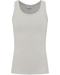 MM6 by Maison Margiela - Geribbelde Top - Lyst