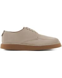 Giorgio Armani - Derby-Schuhe Aus Leder - Lyst