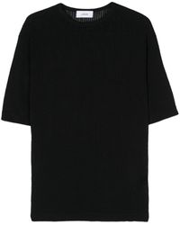 Lardini - Open-knit T-shirt - Lyst
