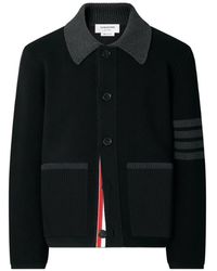 Thom Browne - 4-Bar Merino Wool Jacket - Lyst
