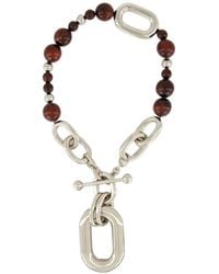 Rabanne - Beaded Chain-Link Necklace - Lyst