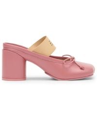 MM6 by Maison Margiela - Anatomic Numeric Sandals - Lyst
