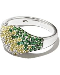Tom Wood - Gradient Crystal-Embellished Ring - Lyst