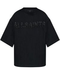AllSaints - T-Shirt Van Biologisch Katoen - Lyst