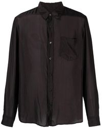 Dries Van Noten - Overdyed Silk Shirt - Lyst