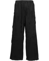 Troubled Waters - Distressed Track Pants - Lyst