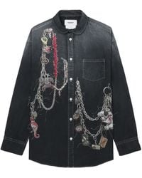Doublet - Hemd Mit Zierkette - Lyst