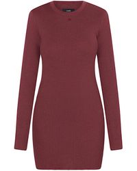 Amiri - Long-Sleeve Mini Dress - Lyst