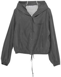 Alexander Wang - Buttoned Oversized Jacket - Lyst