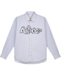 Arte' - Camicia A Righe - Lyst