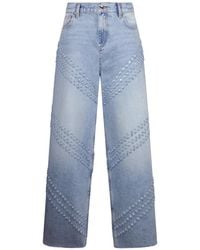Liu Jo - Flared Jeans With Laser-Etched Details - Lyst