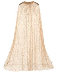 Needle & Thread - Cascade Sequin-Embellishment Open-Front Cape - Lyst