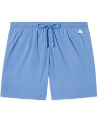 MC2 Saint Barth - X Pantone Lighting Logo-Patch Drawstring Swim Shorts - Lyst