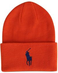 Polo Ralph Lauren - Big Pony Cuff Beanie Hat - Lyst