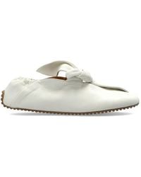 Odissi - Tess Knotted Leather Sneakers - Lyst