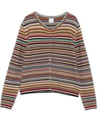 Paul Smith - Cardigan Signature Stripe - Lyst
