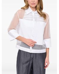 D.exterior - シアーパネル シャツ - Lyst