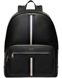 Bally - Ribbon-Detail Leather Backpack - Lyst