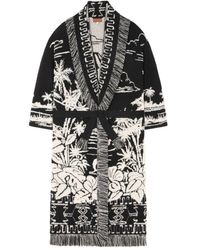 Alanui - Palm-tree fringe coat - Lyst