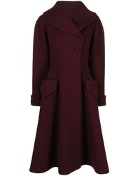 Moschino - A-line Double-breasted Coat - Lyst