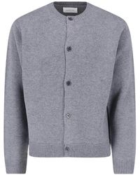 BERNER KUHL - Button-Up Knitted Wool Cardigan - Lyst