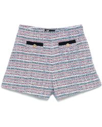 Maje - Shorts Aus Tweed - Lyst