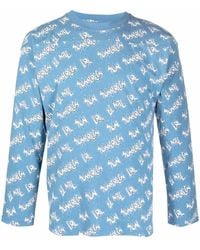 ERL - Graphic-Print Long-Sleeve T-Shirt - Lyst