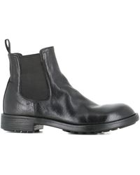 Officine Creative - Elasticated-Panel Leather Boots - Lyst