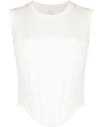 Dion Lee - Ribbed Corset Tank Top - Lyst