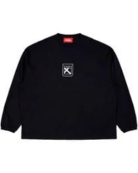 032c - Fainting Cross Graphic-Print Sweater - Lyst