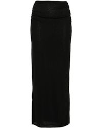 Nanushka - Norine Ruched Midi Skirt - Lyst