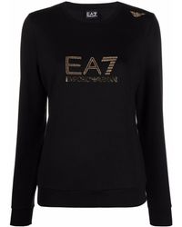 EA7 - T-shirt Met Studs - Lyst