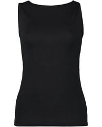 Majestic Filatures - Crew-Neck Sleeveless Tank Top - Lyst