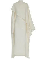 ‎Taller Marmo - Carrington Cape-Panel Midi Dress - Lyst