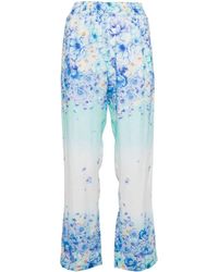 Hale Bob - Floral Linen Trousers - Lyst